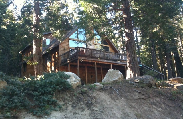 Chalet de contes dans le parc national de Yosemite