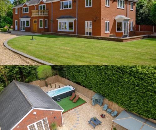 Stratford-upon-Avon 4BR Family Mansion on 1 acre with Pool, Gym & BBQ!