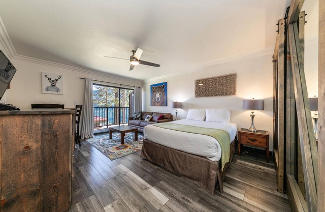 Striking King Studio w/Partial Lake View #242 at Donner Lake Village