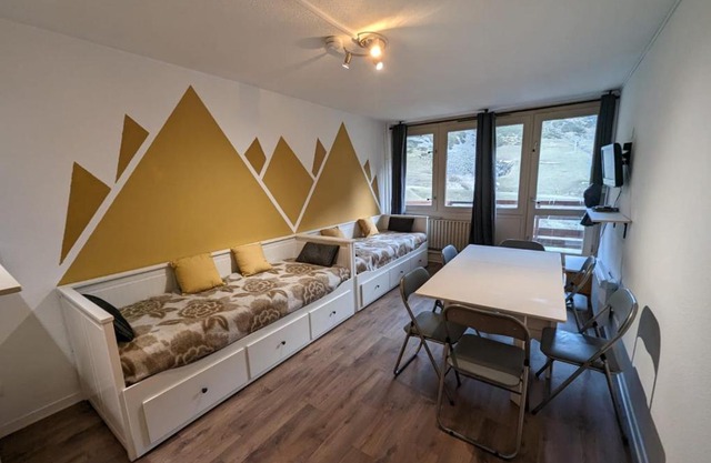 Studio 1 pièces avec balcon pieds des pistes la mongie tourmalet