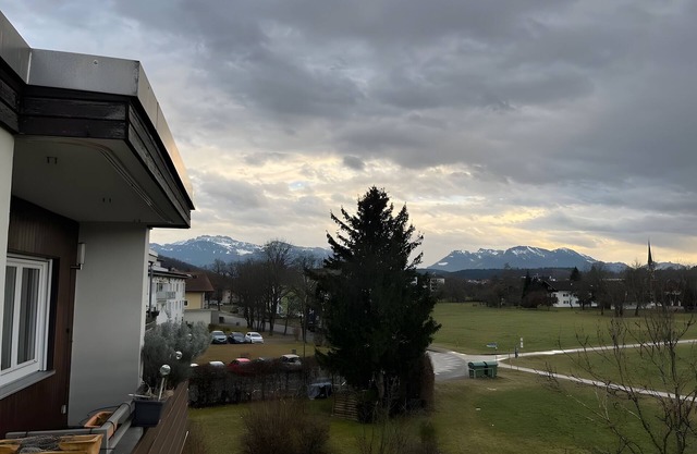 Studio 'Am Chiemsee Mit Bergblick' avec vue sur la montagne, balcon et Wi-Fi