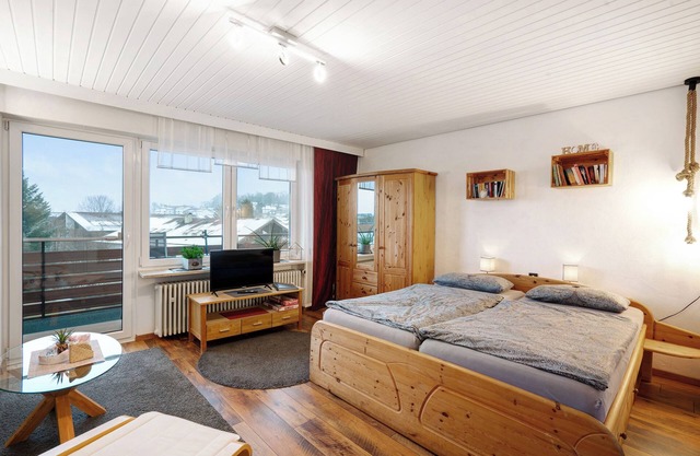 Studio 'Ferienwohnung In Prien' avec vue sur la montagne, balcon et Wi-Fi