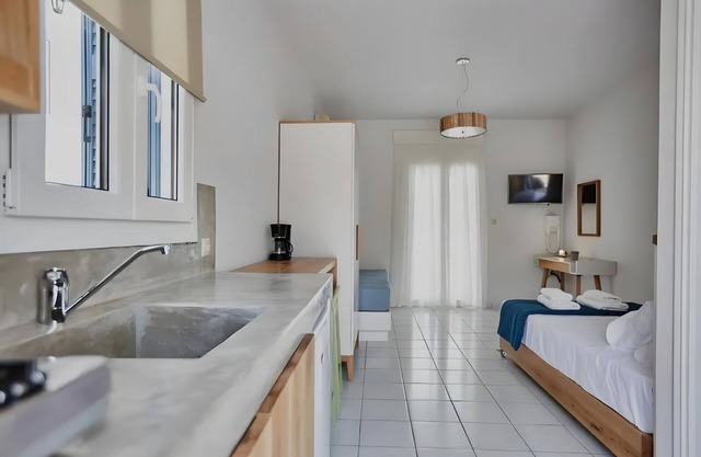 Studio 'Irene 6 Deluxe Double 4' avec vue sur la mer, Wi-Fi et climatisation