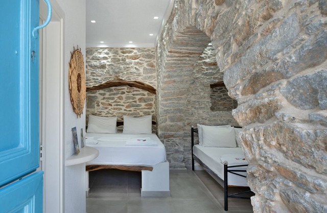 Studio "Politimi's N6" avec vue sur la montagne, Wi-Fi et climatisation