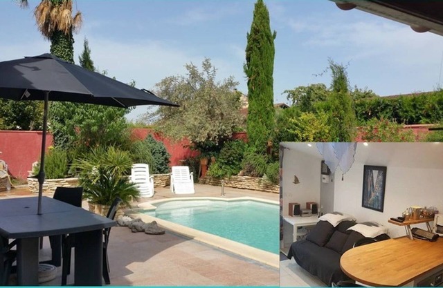 Apartamento estudio 'Redhouse - Zen' con piscina compartida, terraza compartida y Wi-Fi
