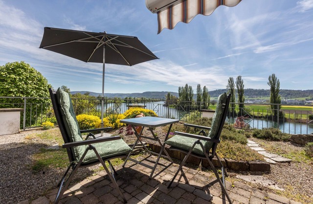 Studio 'Rheinblick' avec terrasse privée et Wi-Fi