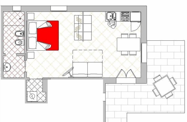 Cozy farmhouse with a view of Lake Iseo. Apartment - "Zone"