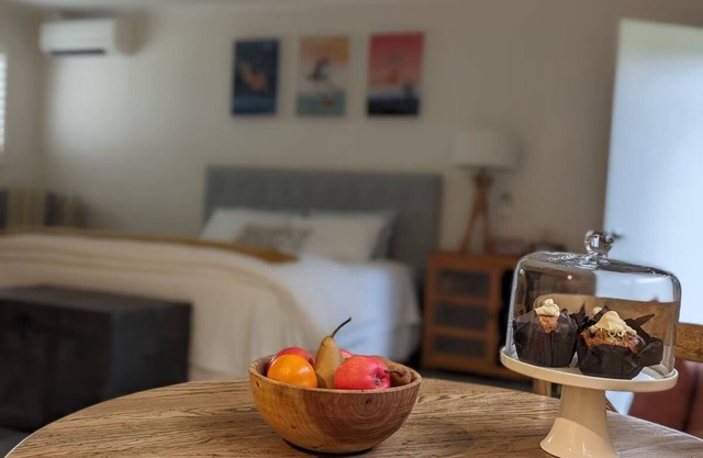 Studio at Beechworth next to the forest. Pet friendly but please let us know. .