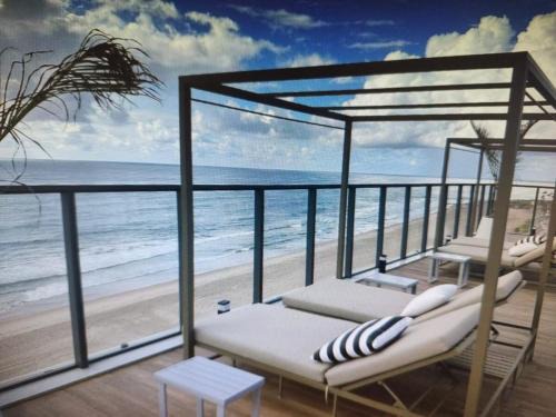 Studio beira mar próximo do centro de convenções em Armação