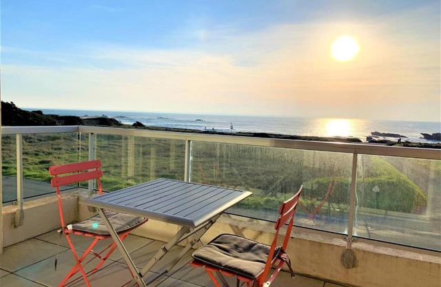 Studio cabine cosy à Quiberon avec vue mer et garage - FR-1-478-184
