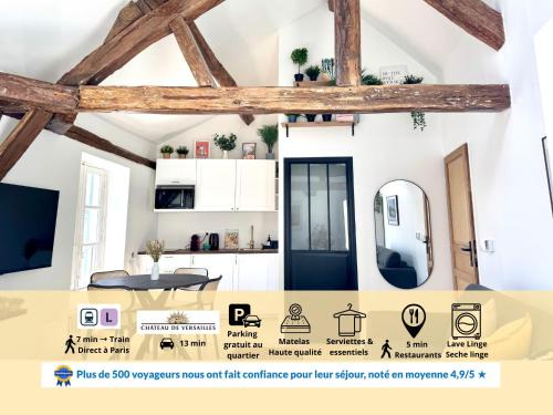 Studio Charme et confort 30m2, près de versailles