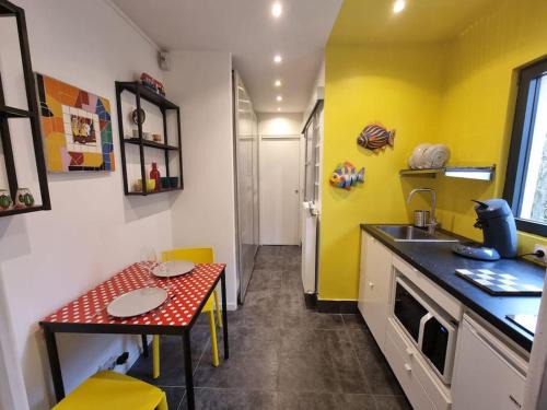 Studio climatisé avec jardin - proche Paris