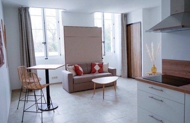 Studio deux personnes à Villeneuve-lès-Avignon, à 5 minutes du Palais des Papes