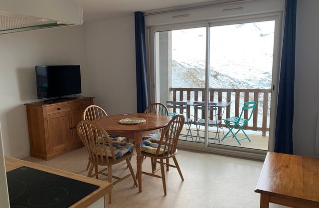 Studio 4 personnes avec balcon à 400m des pistes, navette gratuite, ski-in/ski-out, Spassio inclus