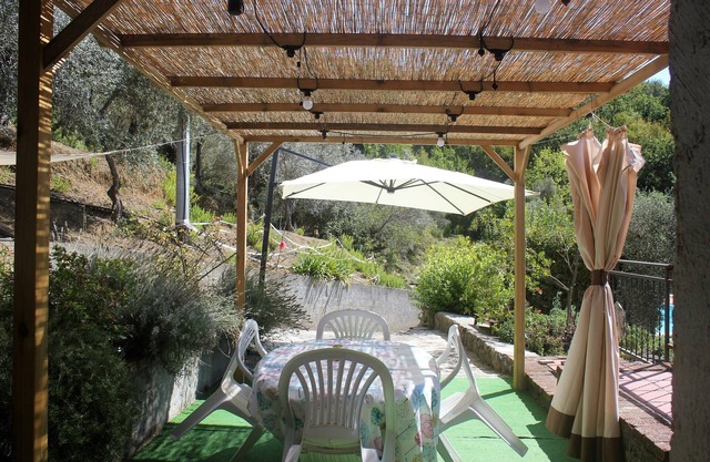 Studio à la campagne avec piscine, vue exceptionnelle, propice à la détente et aux voyages