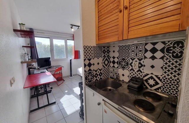 Studio Perpignan, à 30 min du Barcares Avec Parking Gratuit