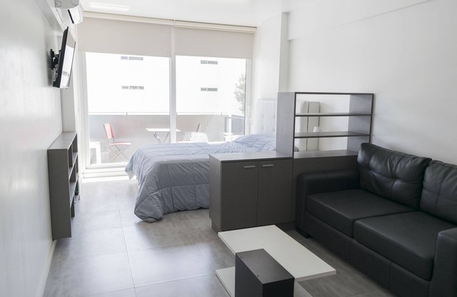 Studio avec balcon, piscine, blanchisserie et wifi gratuit à Palermo Hollywood