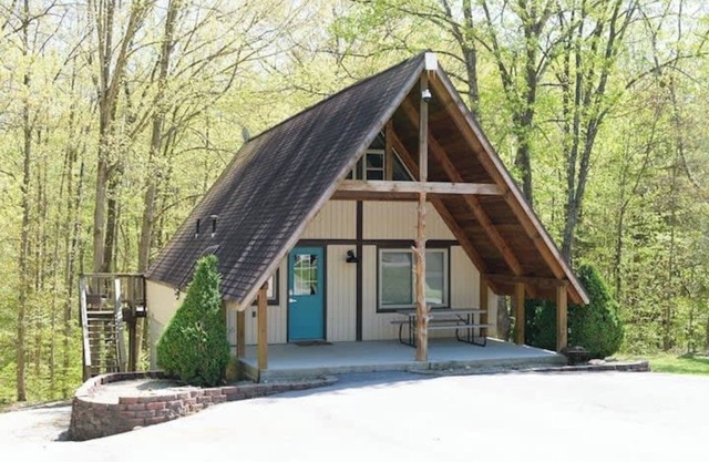 Stunning Aframe Cabin with Deck