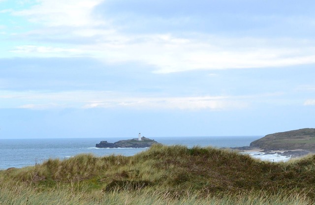 Superbe chalet en bord de mer avec vue sur le phare - Gwithian Towans, St Ives Bay