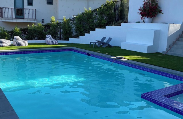 Stunning brand new home in Malibu Park. Ocean Views, pool and hot tub.