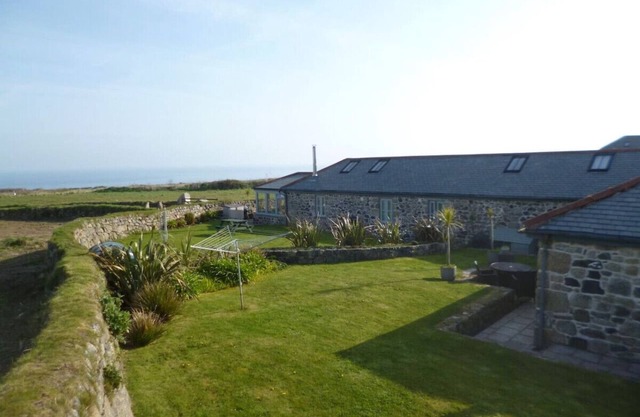 Chiens bienvenus Superbe Cottage rural St Ives avec jardin et vue sur la mer