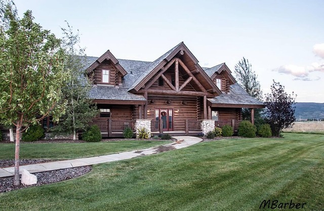 Superbe maison en bois personnalisé avec une vue imprenable sur les montagnes Teton, Driggs, ID