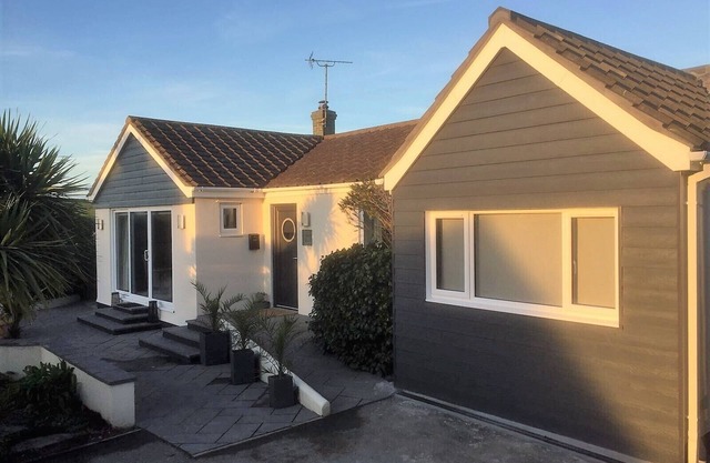 Belle maison avec vue sur mer