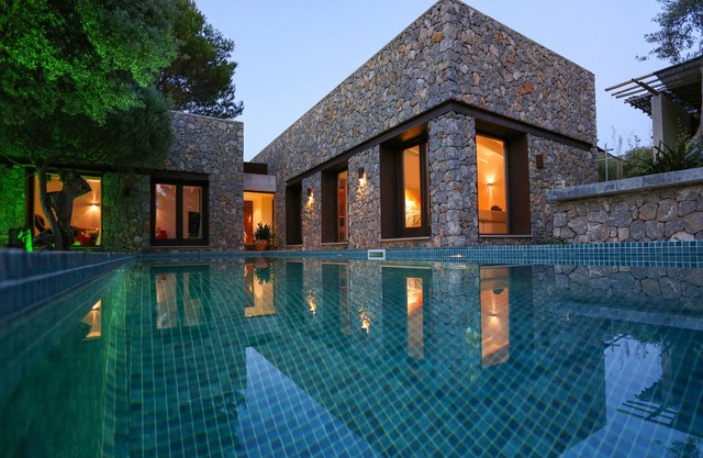 A UNIQUE SPOT TO ESCAPE TO. A modern Balinese-style villa in the Serra de Tramuntana.