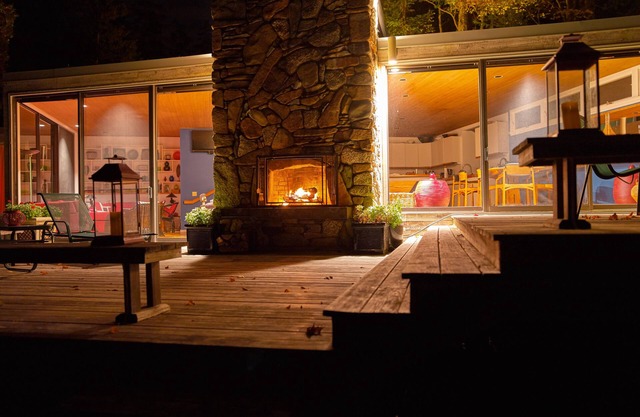 Superbe Waterfront de luxe moderne avec ses propres Brook / Cascade