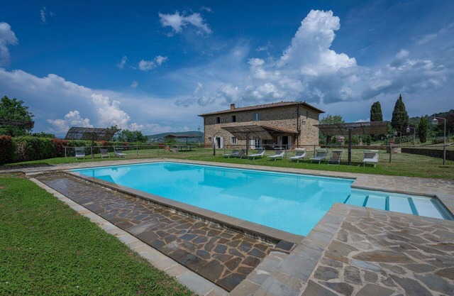 Maison de vacances privée avec internet, piscine privée, climatisation, patio, vue panoramique