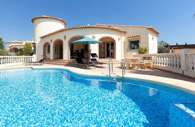 Maison de vacances privée avec climatisation, piscine privée, WIFI, TV, patio, vue panoramique