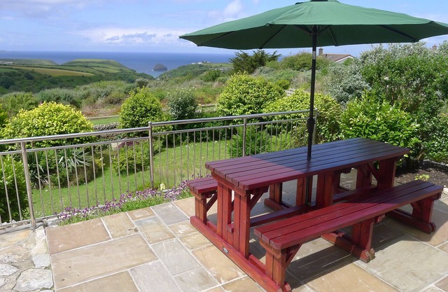 Vue imprenable sur la mer depuis la maison Tintagel