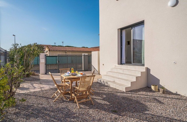 Magnifique maison de vacances pour 4 personnes avec climatisation, TV, terrasse et animaux admis