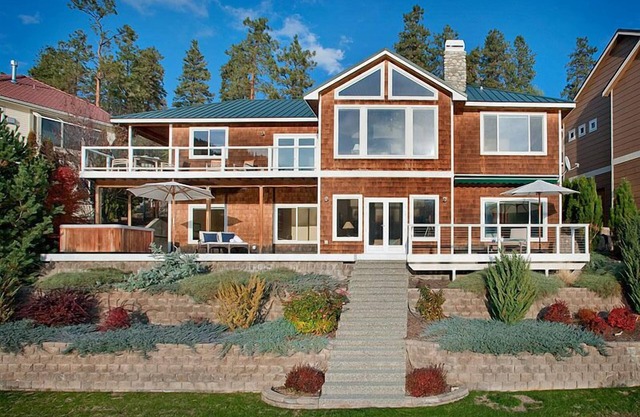 Vue imprenable / Maison au bord de l'eau sur le lac Chelan