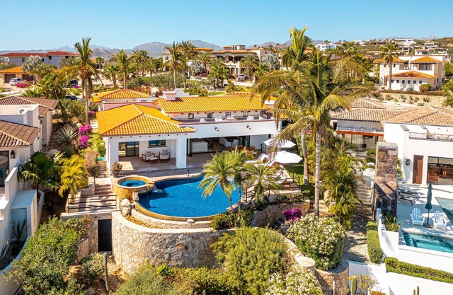 Stunning villa perched above the Sea of Cortez and Puerto Los Cabos Golf Course
