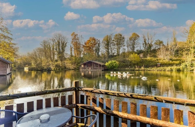 Stylish and compact lodge with one double with en suite W.