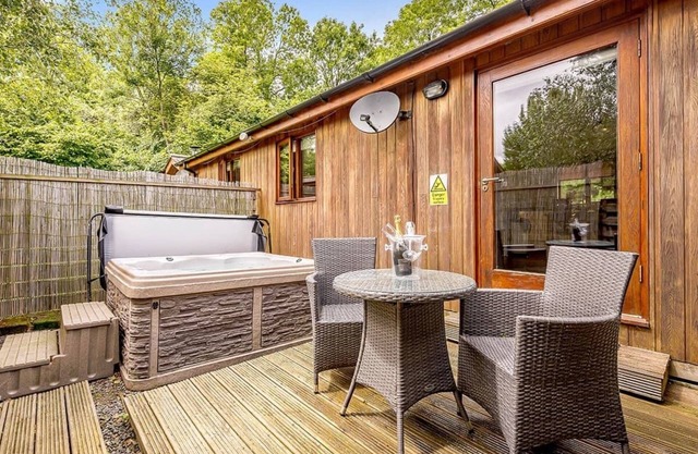 Subtly decadent lodge designed to exacting, luxury standards.