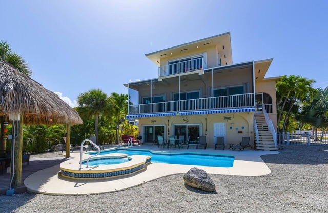 Accueil piscine sur tranquille Cruikshank Island Summerland Key Florida