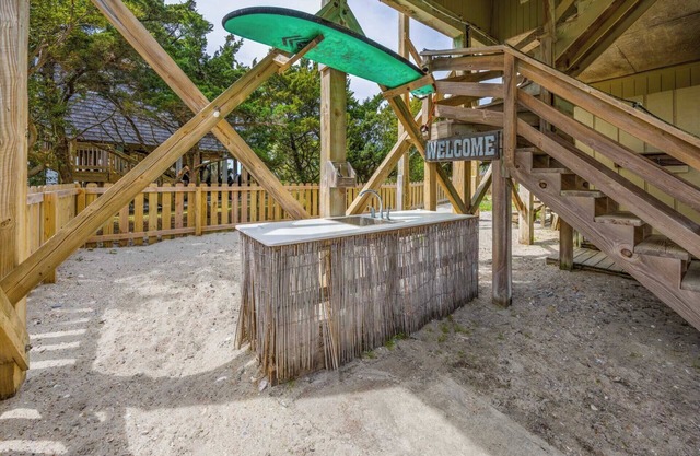 Dog Friendly Home in Salvo w/ Ocean Views, Nearby Beach Access, Hot Tub, + Porch