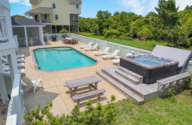 Semi-Oceanfront Dog Friendly Home with Private Pool, Hot Tub, Game Room