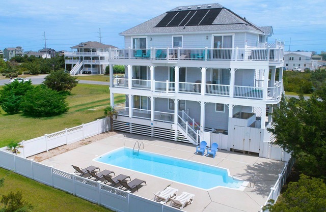 Soundside Home w/ Private Pool, Cabana, Pool Table + More