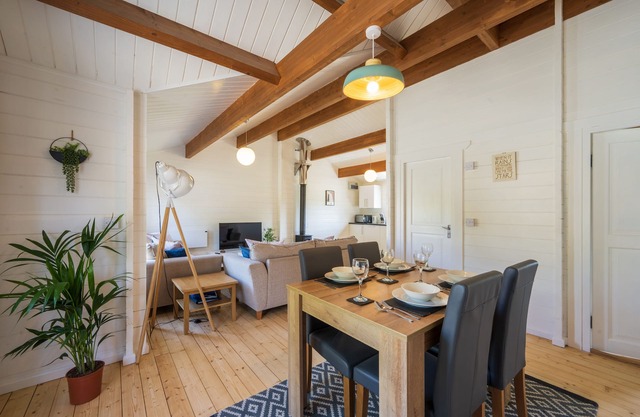 Summerleaze Lodge - Cabane en rondins contemporaine et familiale près de la plage