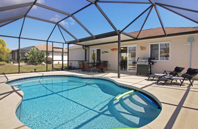 Summertime Vacation Villa à Port Charlotte en Floride avec piscine chauffée