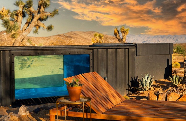 Sun Dream ~ Airy Designer Desert Home w/ See Through Glass Pool