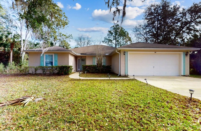 Sunny home with private heated pool, pool spa, fireplace, patio, grill, W/D, AC