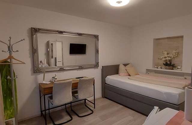 Sunny room 2 with private living room and bathroom