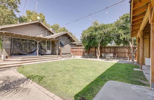 Sunny Turlock Cottage: Walk to Downtown!
