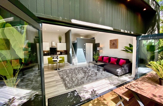 Sunridge Cube 2 with Hot Tub & Giant Home Cinema