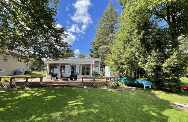 chalet haut de gamme au bord du lac sur le magnifique lac Mitchell