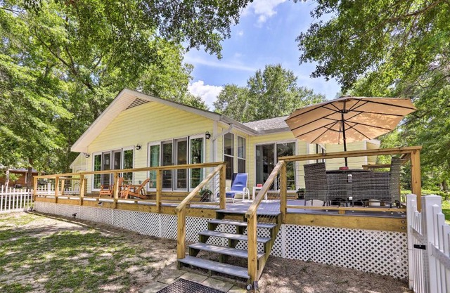 Sunset Beach Home with Lake Views, 3 Mi to Coast